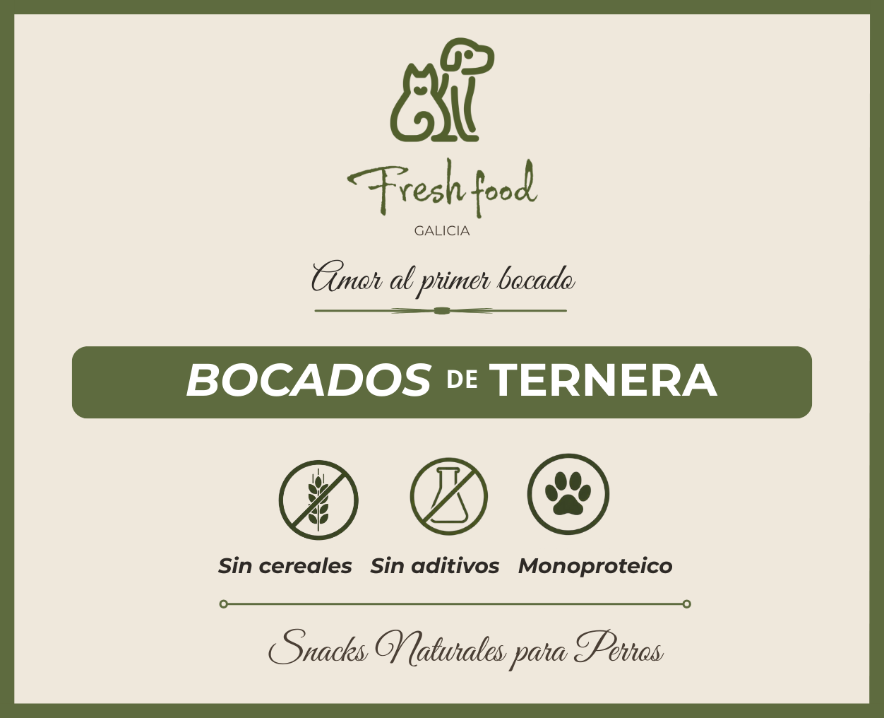 Bocados de ternera 50 gr