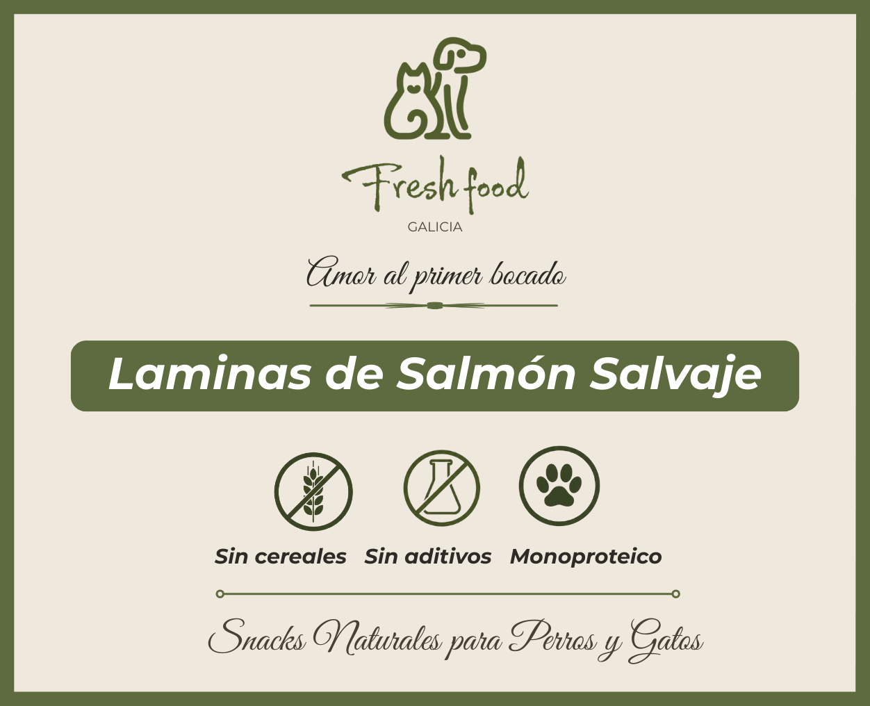 Laminas de Salmón salvaje