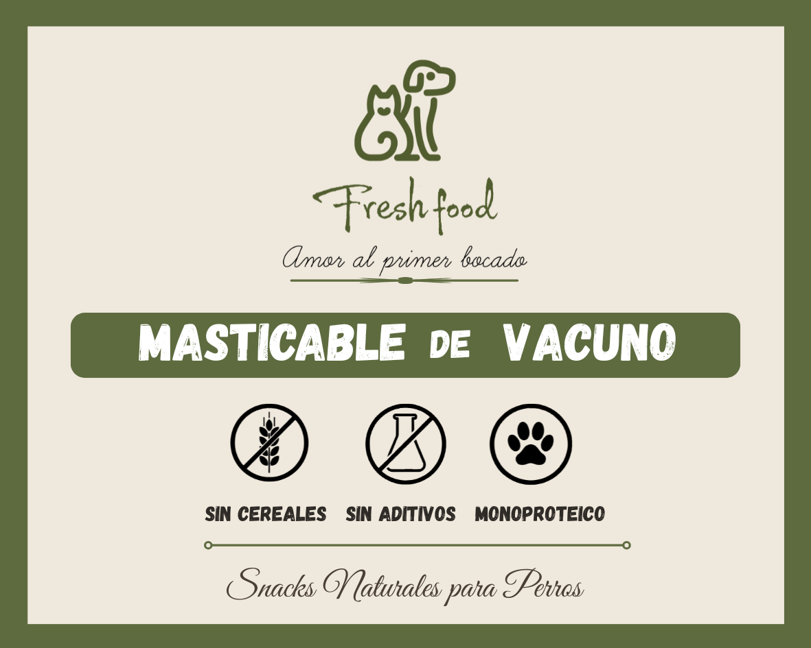 masticable de vacuno 50 gr