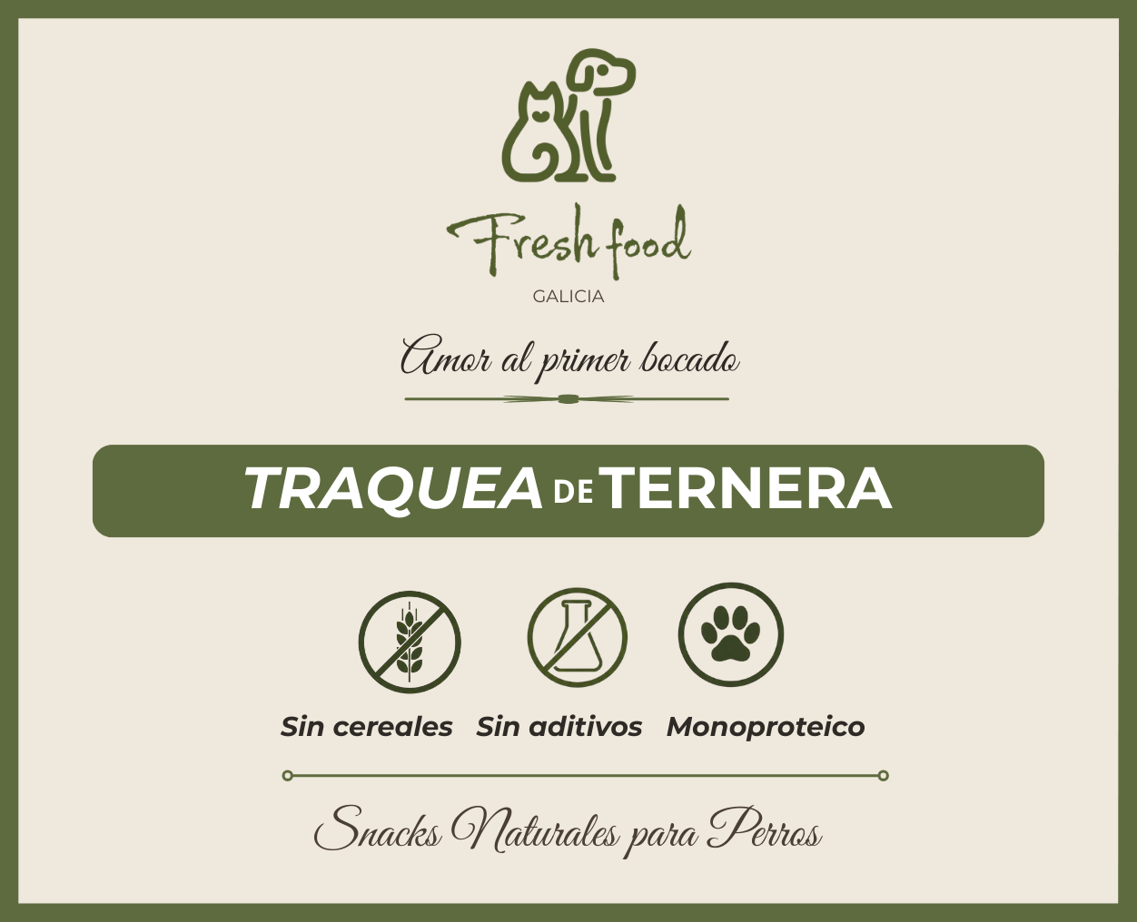 Tráquea de ternera 12 cm - 2 und