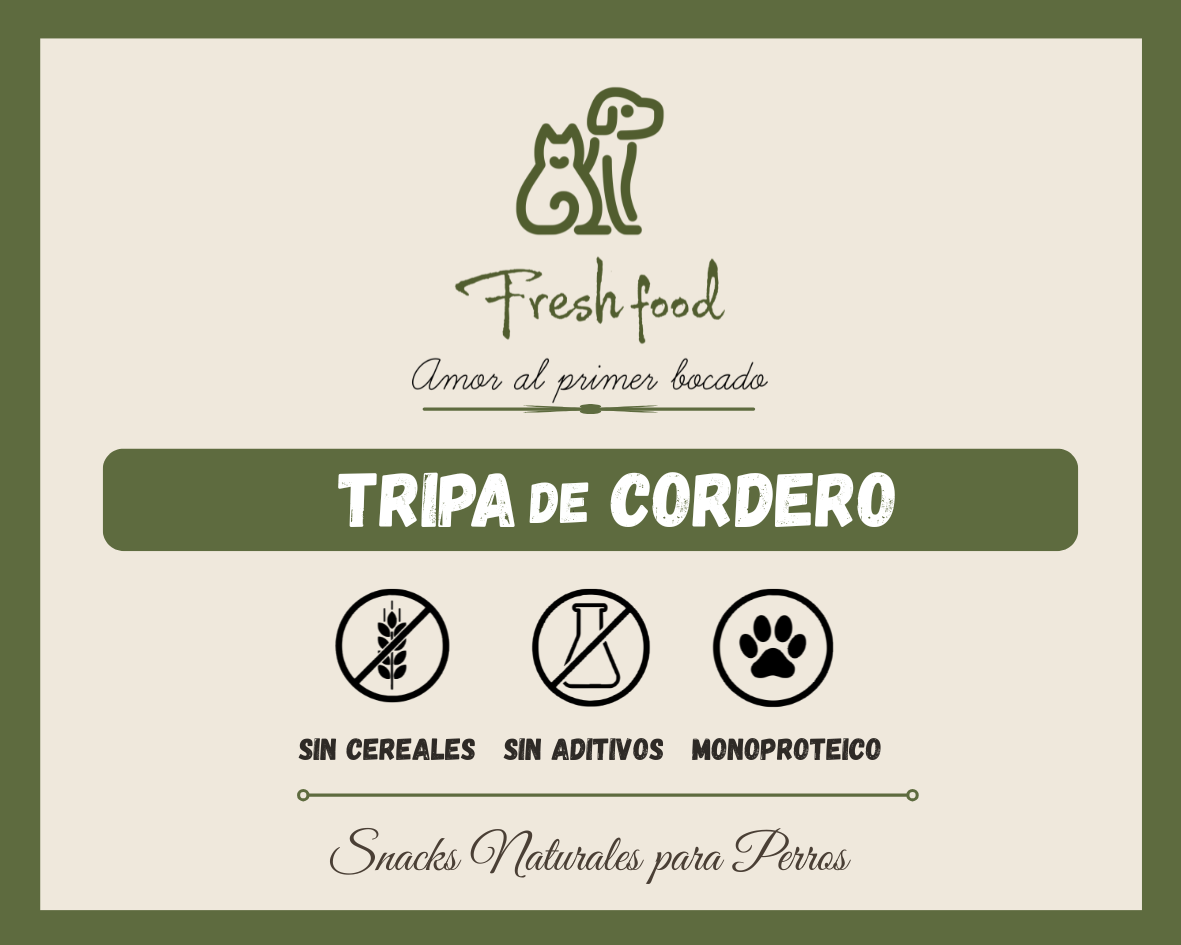 Tripa de cordero 50 gr